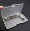 Caja anti-estatica para guardar tarjetas de iPhone.