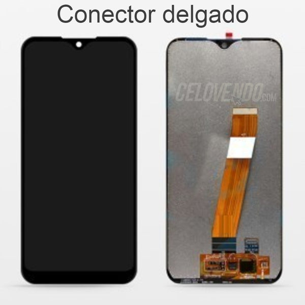 Pantalla Samsung Galaxy A01 Color Negro | Conector Delgado