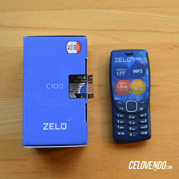 Celular Zelu C100 | Color Negro | Nuevo