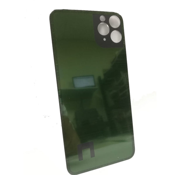 Tapa Trasera iPhone 11 Pro Color Negro | Agujero de Lente de Camara Grande | Instala Facil