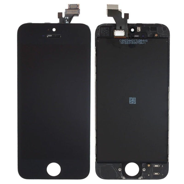 Pantalla LCD y Touch iPhone 5 Negra. - Celovendo. Repuestos para celulares en Guatemala.