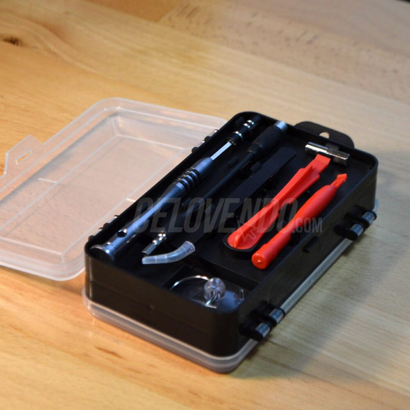 Kit de Herramientas con desarmador de aluminio 110 en 1
