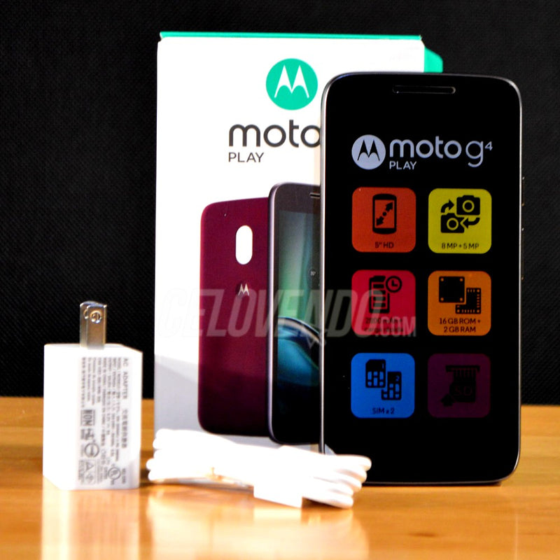Moto G4 Play Color Negro | Doble Sim | 16GB | XT1601 | Liberado
