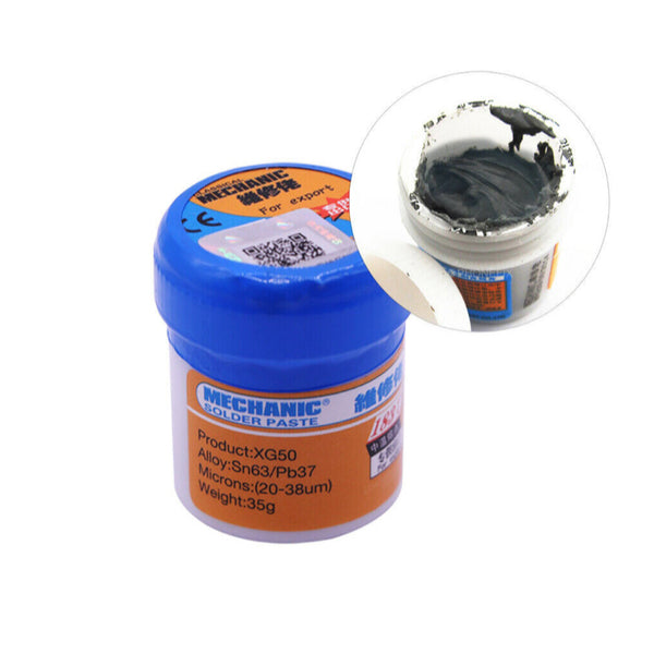 Compra el mejor Estaño en pasta Mechanic XG-50 63/37 de 35g en Guatemala para tus reparaciones y proyectos de electrónica.