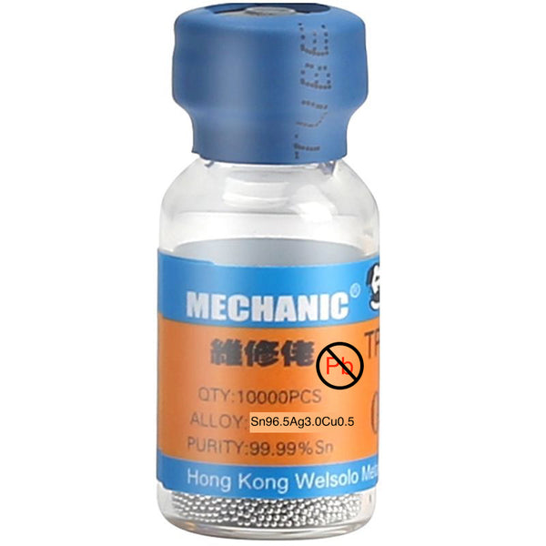 Estaño-Mechanic-XZW-10-sin-plomo-en-esfera-de-0.3mm-10,000-piezas-guatemala