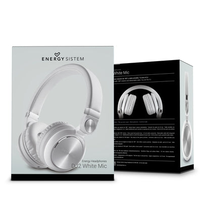 Headphone DJ2 Energy Sistem  Color Blanco (Con Microfono)