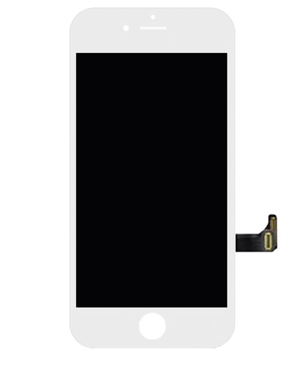 Pantalla LCD para iPhone 8 / SE (2020 / 2022) con placa de acero (Blanco)