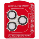 Protector de lente de camara Casper para iPhone 13 Pro / 13 Pro Max (Dorado) (Transparente)