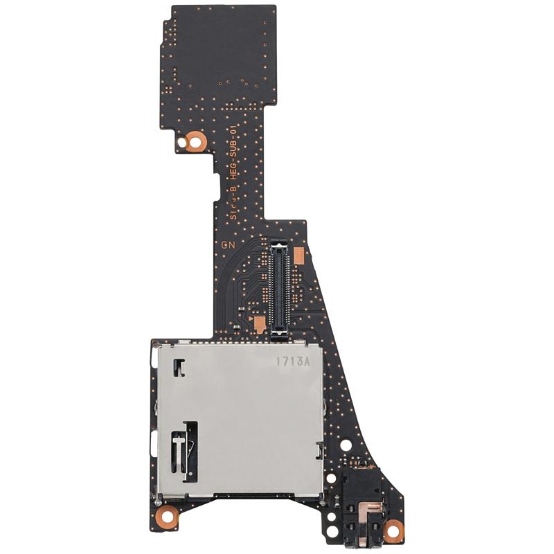 Placa de puerto de auriculares / lector de tarjetas SD y juegos para Nintendo Switch OLED