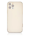 Tapa trasera con componentes pequeños pre-instalados para iPhone 12 Pro (Sin logo) (Versión internacional) (Dorado)