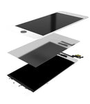 Vidrio frontal con marco y OCA pre-instalado para iPhone 6S Plus (2 unidades) (Blanco)