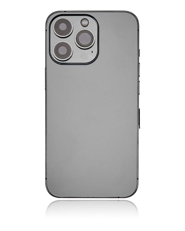 Tapa trasera con componentes para iPhone 13 Pro (Version US) (Sin logo) (Grafito)