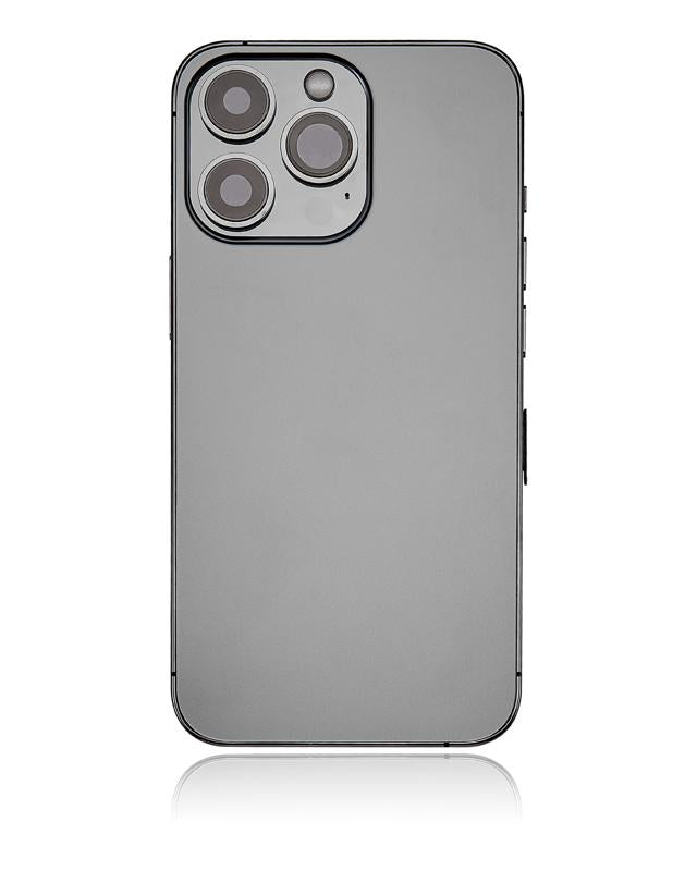 Tapa trasera con componentes para iPhone 13 Pro (Version US) (Sin logo) (Grafito)