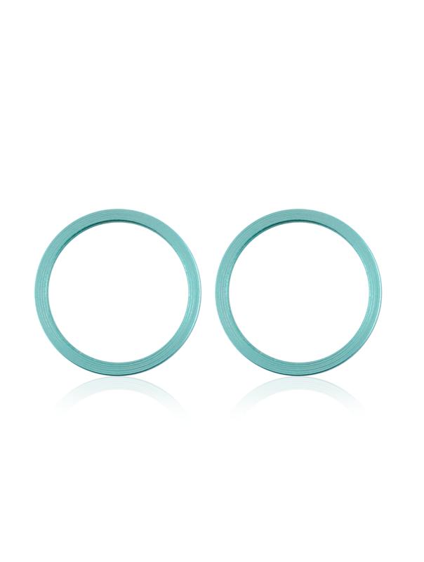 Anillo embellecedor de camara trasera para iPhone 11 (Verde) (Set de 2 piezas) (Paquete de 10)