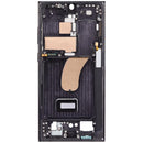 Marco intermedio para Samsung Galaxy S23 Ultra 5G (Version internacional) (Negro Phantom)