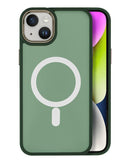 Funda Slim Ruva Moor para iPhone 14 Plus MagSafe Verde 1 PACK
