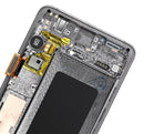 Pantalla USADA OLED con marco para Samsung Galaxy S10 (Negro Prism / Ceramico)