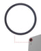 Aro del bisel para cámara trasera para iPhone XR (Negro) (Paquete de 10)