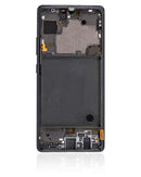 Pantalla OLED con marco para Samsung Galaxy A71 5G (Prism Cube Black)