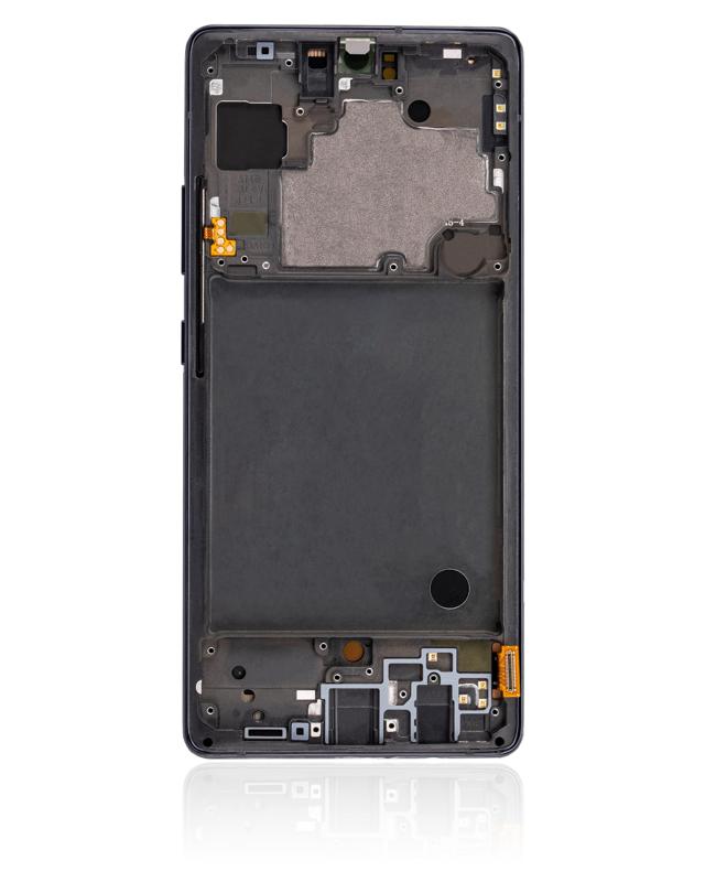 Pantalla OLED con marco para Samsung Galaxy A71 5G (Prism Cube Black)