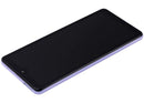 Pantalla OLED con marco para Samsung A72 (A725 / 2021) color Violeta impresionante
