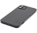 Tapa trasera para iPhone 12 con componentes pequeños pre-instalados (Versión internacional) (Original usada: Grado A) (Negro)