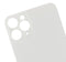 Tapa trasera para iPhone 11 Pro con adhesivo 3M (Sin logo, orificio grande para camara) (Plata)