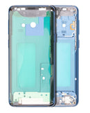 Carcasa intermedia para Samsung Galaxy S9 (con componentes pequeños) (Marco azul coral)