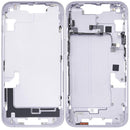 Carcasa media con botones de encendido y volumen para iPhone 14 (Version EE.UU.) (Original usada: Grado C) (Morado)