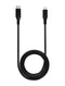 Cable Lightning a USB Tipo C de 1 metro (AmpSentrix) (Infinity) Negro