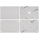 Skin 2 en 1 (superior e inferior) para MacBook Air 13" Retina (A2179 / Inicios de 2020) (Plata)