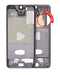 Marco intermedio para Samsung Galaxy S20 5G (solo marco Verizon 5G UW) (Gris Cosmico)
