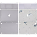 Skin 4 en 1 (Superior, Inferior, Teclado, Reposamanos) para MacBook Air 13" Retina (A2179 / Principios de 2020) (Gris Espacial)