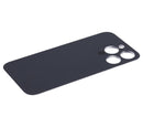 Tapa trasera para iPhone 14 Pro con adhesivo 3M (Orificio grande para la camara) (Morado oscuro)