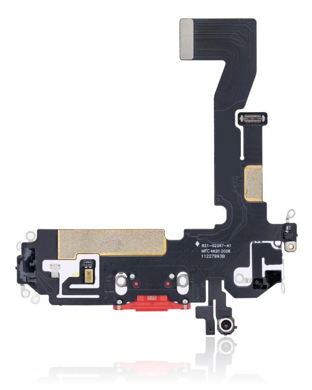 Cable Flex de puerto de carga para iPhone 12 / 12 Pro (Rojo)