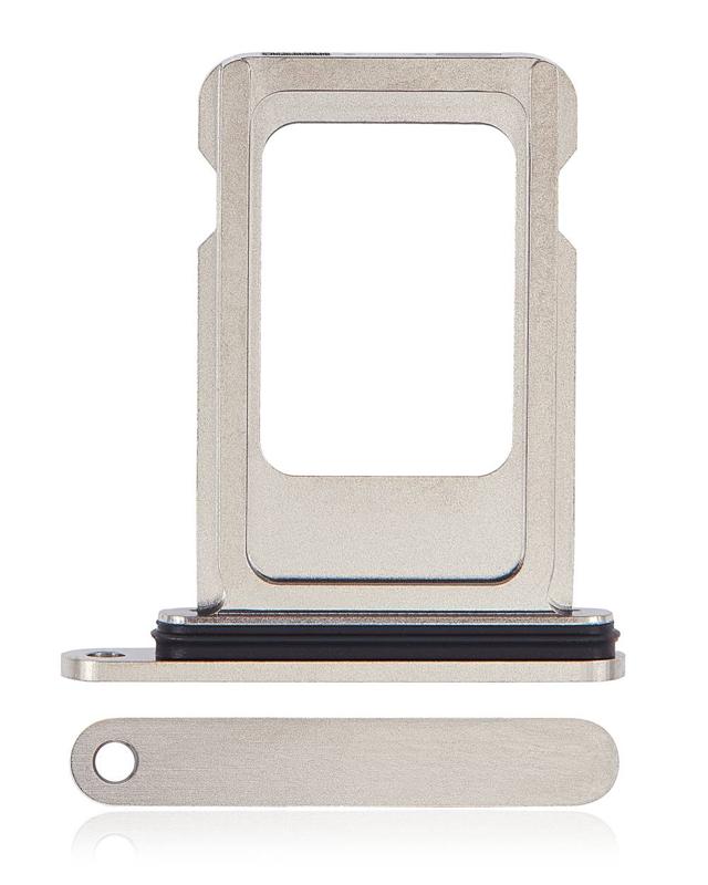 Bandeja para tarjeta SIM para iPhone 15 Pro / 15 Pro Max (Titanio Blanco)