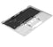 Carcasa superior con teclado para MacBook Pro 13" Retina (A1708 / Fines de 2016 / Mediados de 2017) Teclado UK (Usado OEM: Grado nuevo) (Plata)