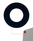 Lente de camara trasera para iPhone XR con adhesivo (Cristal solo) (Paquete de 10) (Zafiro real)