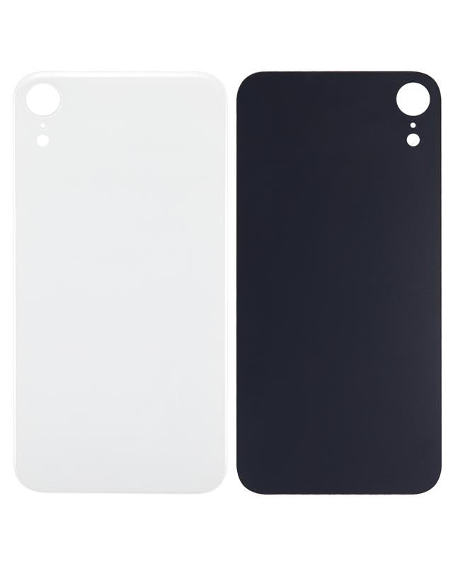 Tapa trasera para iPhone XR con adhesivo 3M blanca