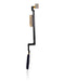 Lector de huellas digitales con cable flex para Motorola Edge Plus (2022) / Edge 30 Pro / Edge X30 (Negro)