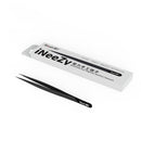 Pinzas de acero inoxidable no magneticas hechas a mano iNeeZy (Negras - Delgadas) (Qianli)