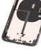 Tapa trasera para iPhone 11 Pro Max con componentes pequeños pre-instalados (Verde Medianoche)
