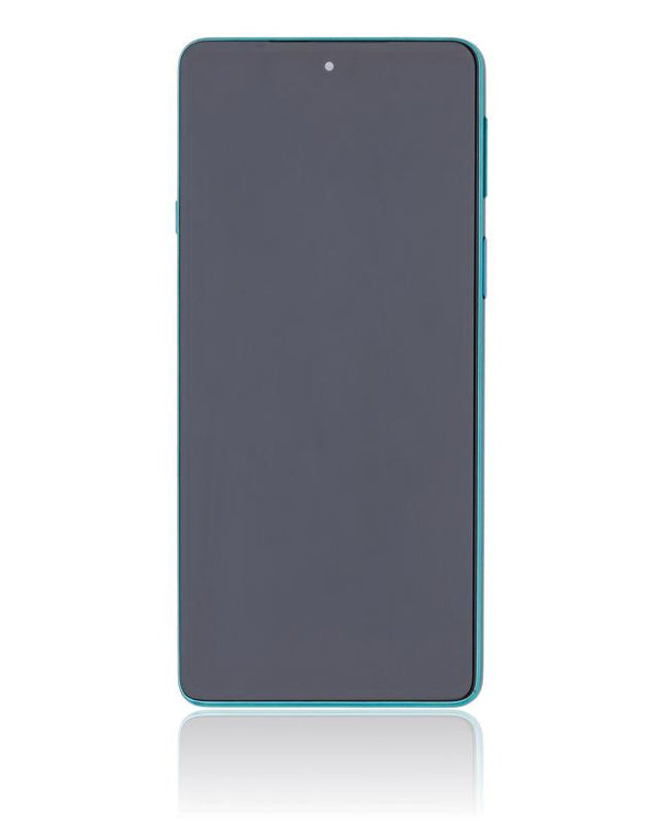 Pantalla LCD con marco para Motorola Edge 20 (XT2143 / 2021) (Reacondicionada) (Esmeralda escarchada)