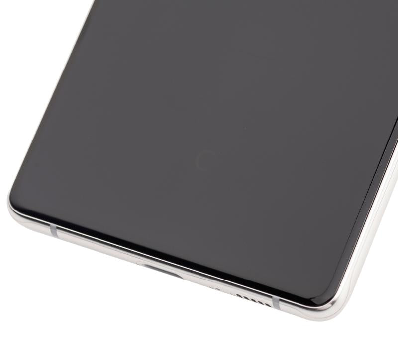 Pantalla OLED para Samsung Galaxy S10 Lite con marco (Blanco Prisma)