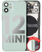 Tapa trasera para iPhone 12 Mini con componentes pequeños pre-instalados (Versión EEUU) (Usada original grado C) (Verde)