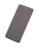 Pantalla LCD con marco para LG K50s (Reacondicionado) (Negro)
