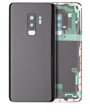 Tapa trasera con lente de camara para Samsung Galaxy S9 Plus (Negro Medianoche)