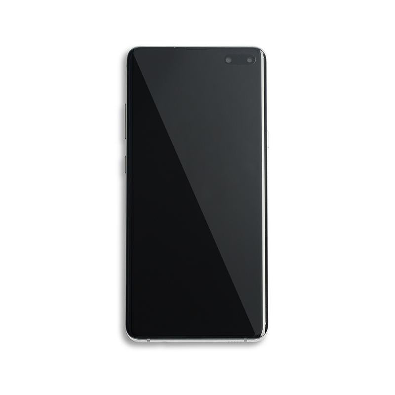 Pantalla OLED para Samsung Galaxy S10 5G con marco (Original) (Crown Silver)