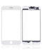 Vidrio frontal con marco y OCA pre-instalado para iPhone 7 Plus (Blanco) (2 Pack)