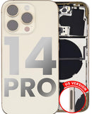 Tapa trasera para iPhone 14 Pro (Version EE.UU) original usada color oro
